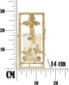 P/Cand Glam Butterfly Cm 14X14X29 Casa e cucina/Decorazioni per interni/Candele e portacandele/Portacandele/Portacandele a colonna Led Mall Home - Napoli, Commerciovirtuoso.it