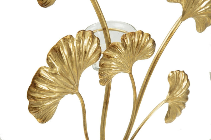 P/Cand Glam Iris Cm 29X12,5X44 Casa e cucina/Decorazioni per interni/Candele e portacandele/Portacandele/Portacandele a colonna Led Mall Home - Napoli, Commerciovirtuoso.it