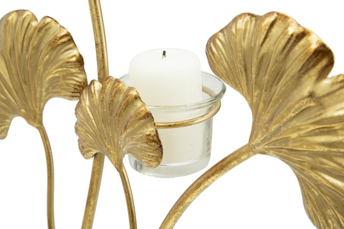 P/Cand Glam Iris Cm 29X12,5X44 Casa e cucina/Decorazioni per interni/Candele e portacandele/Portacandele/Portacandele a colonna Led Mall Home - Napoli, Commerciovirtuoso.it