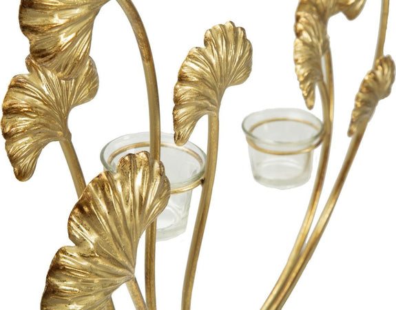 P/Cand Glam Iris Cm 50X12X55 Casa e cucina/Decorazioni per interni/Candele e portacandele/Portacandele/Portacandele a colonna Led Mall Home - Napoli, Commerciovirtuoso.it