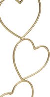 P/Cand Hearts Cm 14,5X10X32,5 Casa e cucina/Decorazioni per interni/Candele e portacandele/Portacandele/Portacandele a colonna Led Mall Home - Napoli, Commerciovirtuoso.it