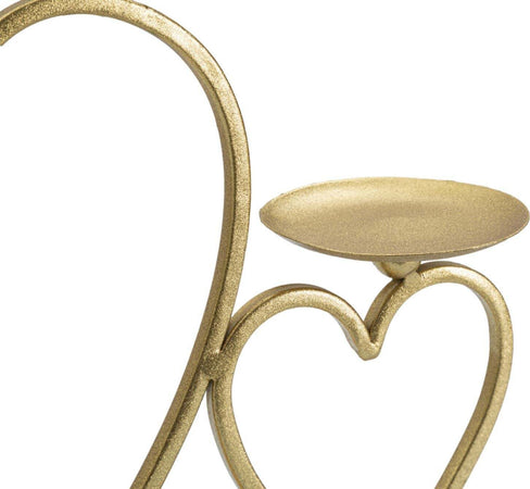 P/Cand Hearts Cm Cm 30X9X20 Casa e cucina/Decorazioni per interni/Candele e portacandele/Portacandele/Portacandele a colonna Led Mall Home - Napoli, Commerciovirtuoso.it