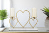 P/Cand Hearts Cm Cm 30X9X20 Casa e cucina/Decorazioni per interni/Candele e portacandele/Portacandele/Portacandele a colonna Led Mall Home - Napoli, Commerciovirtuoso.it