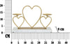 P/Cand Hearts Cm Cm 30X9X20 Casa e cucina/Decorazioni per interni/Candele e portacandele/Portacandele/Portacandele a colonna Led Mall Home - Napoli, Commerciovirtuoso.it