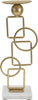 P/Cand Marie Cm 13X10X31,5 Casa e cucina/Decorazioni per interni/Candele e portacandele/Portacandele/Portacandele a colonna Led Mall Home - Napoli, Commerciovirtuoso.it