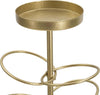 P/Cand Rings Cm 14X13X46 Casa e cucina/Decorazioni per interni/Candele e portacandele/Portacandele/Portacandele a colonna Led Mall Home - Napoli, Commerciovirtuoso.it