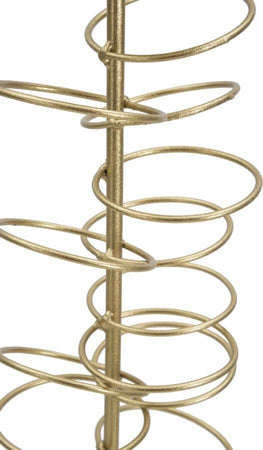 P/Cand Rings Cm 14X13X50,5 Casa e cucina/Decorazioni per interni/Candele e portacandele/Portacandele/Portacandele a colonna Led Mall Home - Napoli, Commerciovirtuoso.it