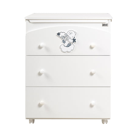 Cassettiera 3 cassetti decorazione Valdo Picci
