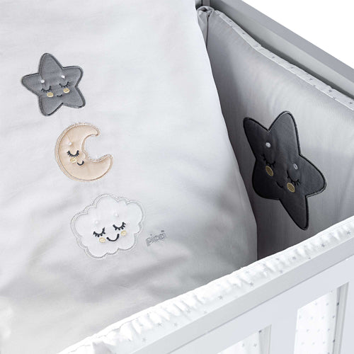 Rivestimento tessile ricamato culla Smile Picci