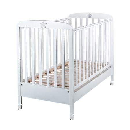 Letto legno laccato bianco con cassetto Stella Picci