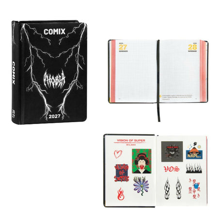 Diario 16 mesi comix limited edition phobhia