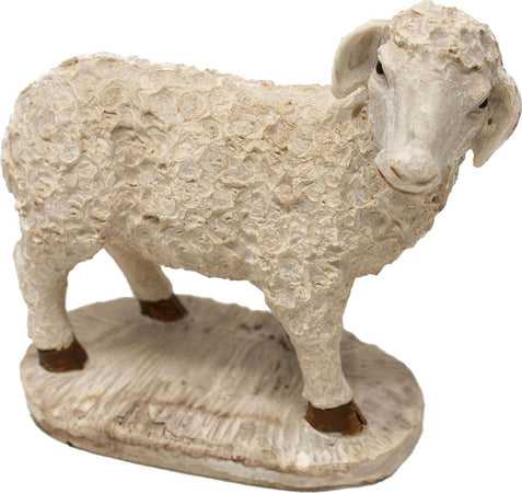 Pecora con base in poliresina per presepe natalizio sacra famiglia Casa e cucina/Decorazioni per interni/Addobbi e decorazioni per ricorrenze/Decorazioni natalizie/Presepi/Statuine e fondali per il presepe MagiediNatale.it - Altamura, Commerciovirtuoso.it