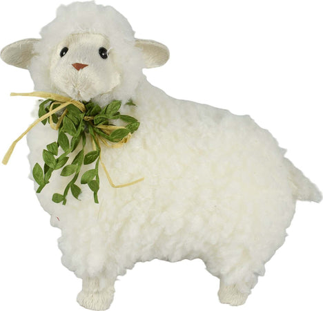 Pecora in piedi grande h 24 cm in poli resina con lana animale per natività presepe Casa e cucina/Decorazioni per interni/Addobbi e decorazioni per ricorrenze/Decorazioni natalizie/Presepi/Statuine e fondali per il presepe MagiediNatale.it - Altamura, Commerciovirtuoso.it