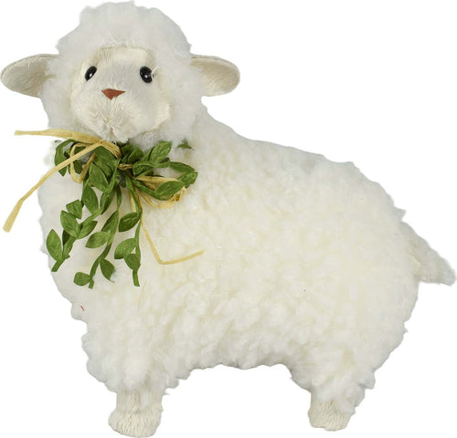 Pecora in piedi grande h 24 cm in poli resina con lana animale per natività presepe Casa e cucina/Decorazioni per interni/Addobbi e decorazioni per ricorrenze/Decorazioni natalizie/Presepi/Statuine e fondali per il presepe MagiediNatale.it - Altamura, Commerciovirtuoso.it