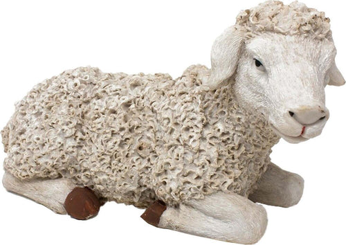 Pecora seduta in poliresina per presepe di natale animali sacra famiglia 28 cm Casa e cucina/Decorazioni per interni/Addobbi e decorazioni per ricorrenze/Decorazioni natalizie/Presepi/Statuine e fondali per il presepe MagiediNatale.it - Altamura, Commerciovirtuoso.it
