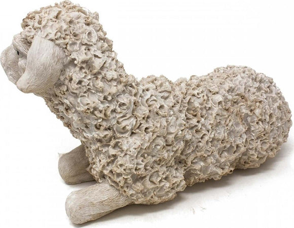 Pecora seduta in poliresina per presepe di natale animali sacra famiglia 28 cm Casa e cucina/Decorazioni per interni/Addobbi e decorazioni per ricorrenze/Decorazioni natalizie/Presepi/Statuine e fondali per il presepe MagiediNatale.it - Altamura, Commerciovirtuoso.it