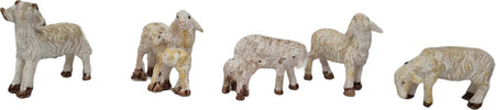 Pecorelle in poliresina statuine per presepe di natale invecchiate h 3,5 cm 5 pezzi Casa e cucina/Decorazioni per interni/Addobbi e decorazioni per ricorrenze/Decorazioni natalizie/Presepi/Statuine e fondali per il presepe MagiediNatale.it - Altamura, Commerciovirtuoso.it