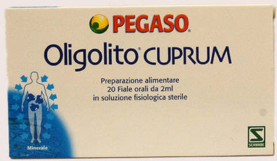 Pegaso - Oligolito Cuprum per Infezioni Vie Urinarie Aeree 20 Fiale
