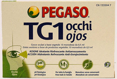 Pegaso - Tg1 Occhi Gocce Oculari 10 Fiale