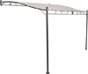 PEGASUS---pergola-da-giardino-addossata-3,5x2,5-in-metallo-Antracite-Milani-Home