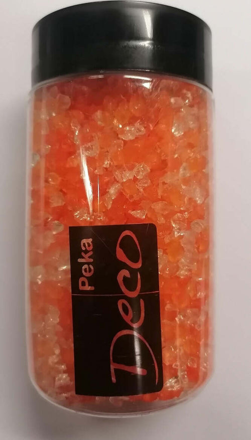 PEKA-DECO---PEPITE-DI-VETRO-350ML-ARANCIONI***