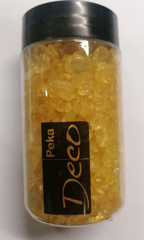 PEKA-DECO---SASSI-VETRO-GIALLI-350ML-GIALLO