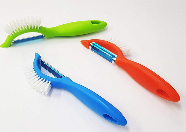 Pelapatate Con Spazzola Pelino Sbuccia Taglia Verdure Lame Frutta Verdura Cucina Affettaverdure Trade Shop italia - Napoli, Commerciovirtuoso.it