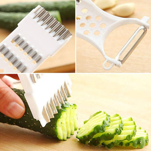 Pelatutto Pela Tutto Multifunzione Peeler Affetta Pela Cucina Taglia Verdure Casa, arredamento e bricolage > Cucina > Affettaverdure Trade Shop italia - Napoli, Commerciovirtuoso.it