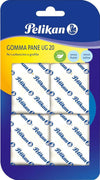 Pelikan-Set-4-Gomme-da-cancellare-tipo-pane-UG20-Bianco