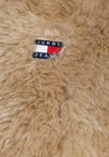 Tommy Hilfiger Pelliccia Donna Faux Shearling Jacket Gentle Gold da donna