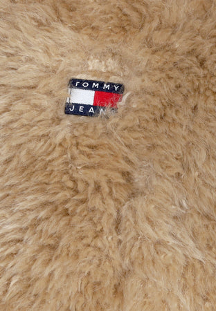 Tommy Hilfiger Pelliccia Donna Faux Shearling Jacket Gentle Gold da donna