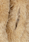 Tommy Hilfiger Pelliccia Donna Faux Shearling Jacket Gentle Gold da donna
