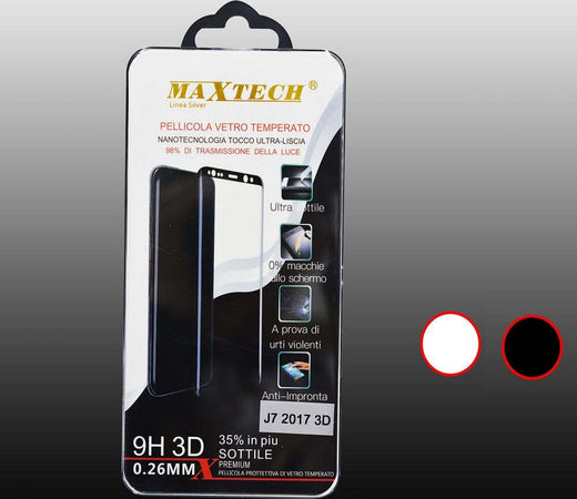 Pellicola In Vetro Temperato 3d Per Samsung Galaxy J7 2017 Maxtech P-j7 2017 Pellicole Protettive Trade Shop italia - Napoli, Commerciovirtuoso.it