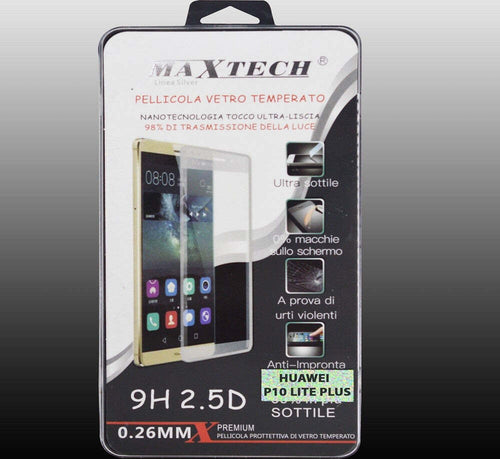 Pellicola In Vetro Temperato Per Huawei P10 Lite Plus Maxtech P-huawei P10p Pellicole Protettive Trade Shop italia - Napoli, Commerciovirtuoso.it