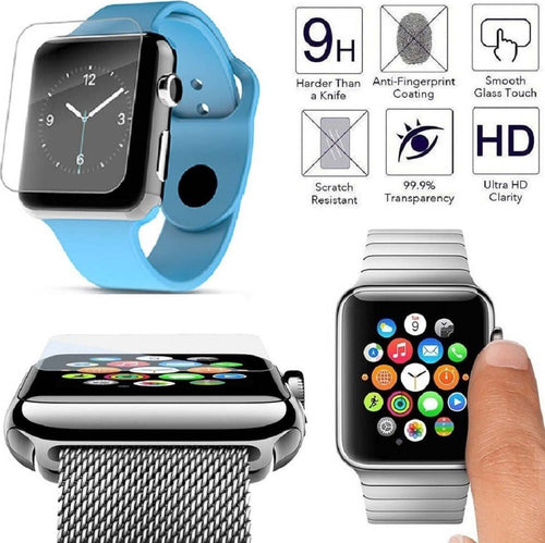 PELLICOLA IN VETRO TEMPERATO TRASPARENTE PER OROLOGIO SMARTWATCH 38mm E 42mm  Trade Shop italia - Napoli, Commerciovirtuoso.it