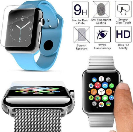 Pellicola-In-Vetro-Temperato-Trasparente-Per-Orologio-Smartwatch-38mm-E-42mm