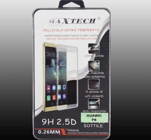 Pellicola-Protettiva-In-Vetro-Temperato-Maxtech-Per-Huawei-P8-P-huawei-P8