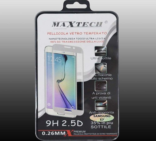 Pellicola Protettiva In Vetro Temperato Per Samsung Galaxy E7 Maxtech P-sam E7 Pellicole Protettive Trade Shop italia - Napoli, Commerciovirtuoso.it
