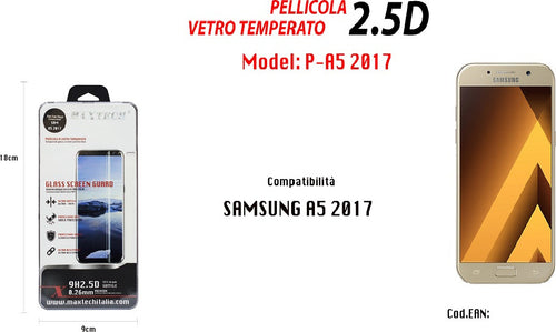 Pellicola Protettiva Vetro Temperato Per Samsung Galaxy A5 2017 Maxtech P-a5 2017 Pellicole Protettive Trade Shop italia - Napoli, Commerciovirtuoso.it
