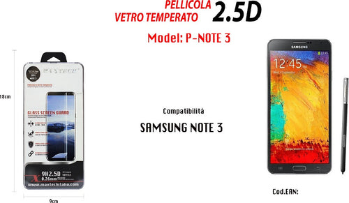 Pellicola-Vetro-Temperato-Per-Samsung-Galaxy-Note-3-Protettiva-Lcd-Maxtech-P-note-3