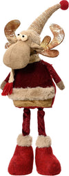 Peluche natalizio renne con cappello e sciarpa decorazione per interno h 50 cm Casa e cucina/Decorazioni per interni/Addobbi e decorazioni per ricorrenze/Decorazioni natalizie/Schiaccianoci MagiediNatale.it - Altamura, Commerciovirtuoso.it