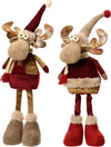 Peluche natalizio renne con cappello e sciarpa decorazione per interno h 50 cm Casa e cucina/Decorazioni per interni/Addobbi e decorazioni per ricorrenze/Decorazioni natalizie/Schiaccianoci MagiediNatale.it - Altamura, Commerciovirtuoso.it
