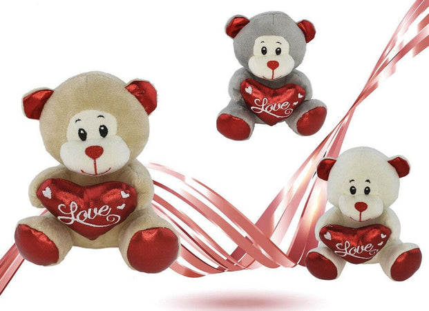 Peluche Orsetto Con Cuore Scritta Love Lam? 16 Cm San Valentino 3 Col.ass. 93635 Giochi e giocattoli/Peluche/Animali di peluche Trade Shop italia - Napoli, Commerciovirtuoso.it