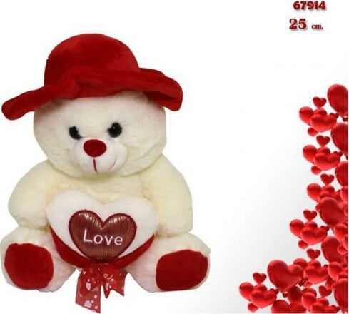 Peluche-Orso-Con-Cuore-Love-Cappello-Pupazzo-Idea-Regalo-San-Valentino-25cm-67914