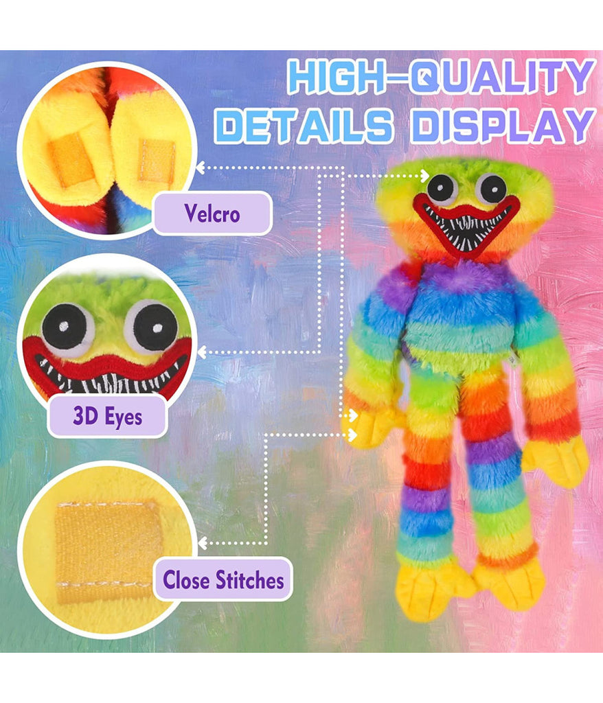 40cm Giocattolo di peluche Huggy Wuggy Personaggio del gioco Poppy Playtime Peluche caldo e spaventoso Giocattolo morbido Regalo per bambini Natale
