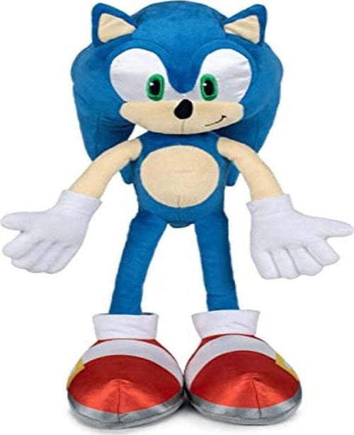 Peluche-Pupazzo-Sonic-The-Hedgehog-Riccio-Gioco-Giocattolo-Personaggio-30-cm
