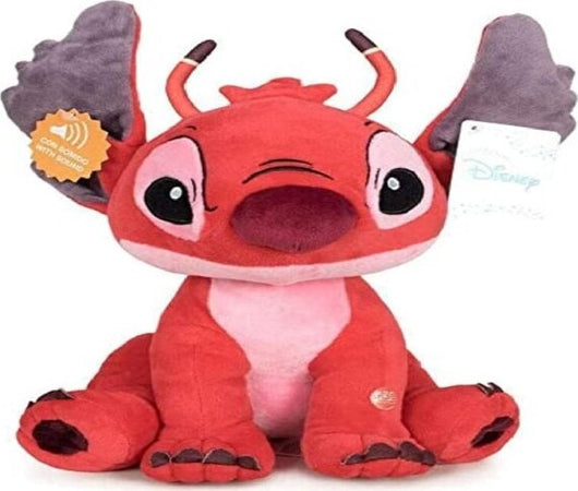 Peluche-Stitch-Parlante-Morbido-Rosso-30cm-Pupazzo-Sonoro-Bambini-Lilo-&-Stitch