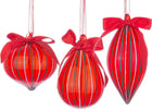 Pendagli per albero di Natale in vetro colore rosso decorate Casa e cucina/Decorazioni per interni/Addobbi e decorazioni per ricorrenze/Decorazioni natalizie/Addobbi e decorazioni/Palle e palline MagiediNatale.it - Altamura, Commerciovirtuoso.it