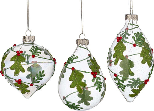 Pendagli per albero di Natale in vetro decorato color Berries Trasparente Casa e cucina/Decorazioni per interni/Addobbi e decorazioni per ricorrenze/Decorazioni natalizie/Addobbi e decorazioni/Ciondoli e pendenti MagiediNatale.it - Altamura, Commerciovirtuoso.it