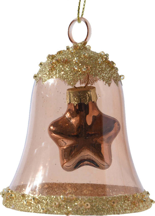 Pendaglio a forma di campana con stella marrone per albero di natale h 7,5 cm Casa e cucina/Decorazioni per interni/Addobbi e decorazioni per ricorrenze/Decorazioni natalizie/Addobbi e decorazioni/Palle e palline MagiediNatale.it - Altamura, Commerciovirtuoso.it